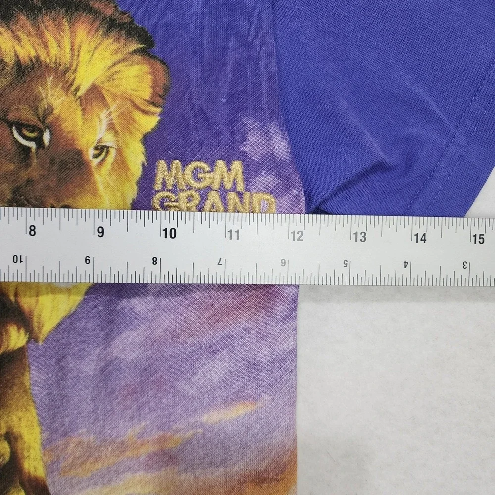 VTG MGM Grand Shirt Unisex Kids XS Multi 1993 Hotel Las Vegas Y2K 90s Nice!